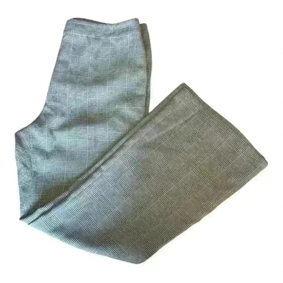 DKNY Houndstooth Wide Leg Trousers, Size 14 - Classic & Chic - Picture 1 of 4